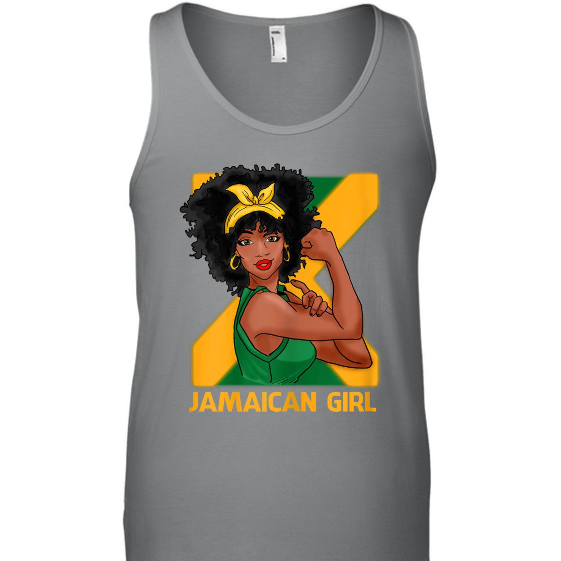 Strong Women Rosie The Riveter Jamaican Girl Feminist T-Shirt