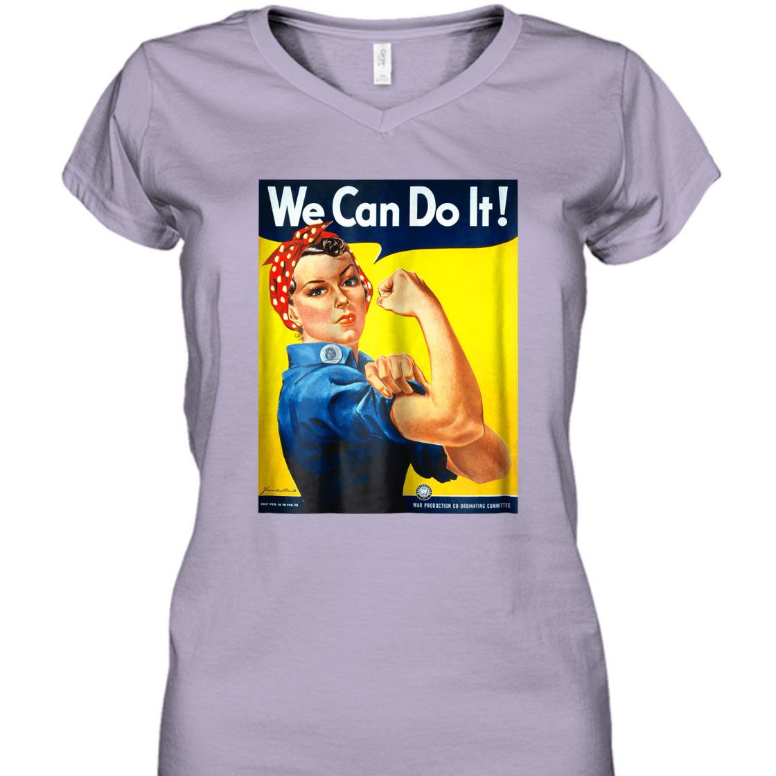 Strong Women Rosie The Riveter We Can Do It Empowerment T-Shirt