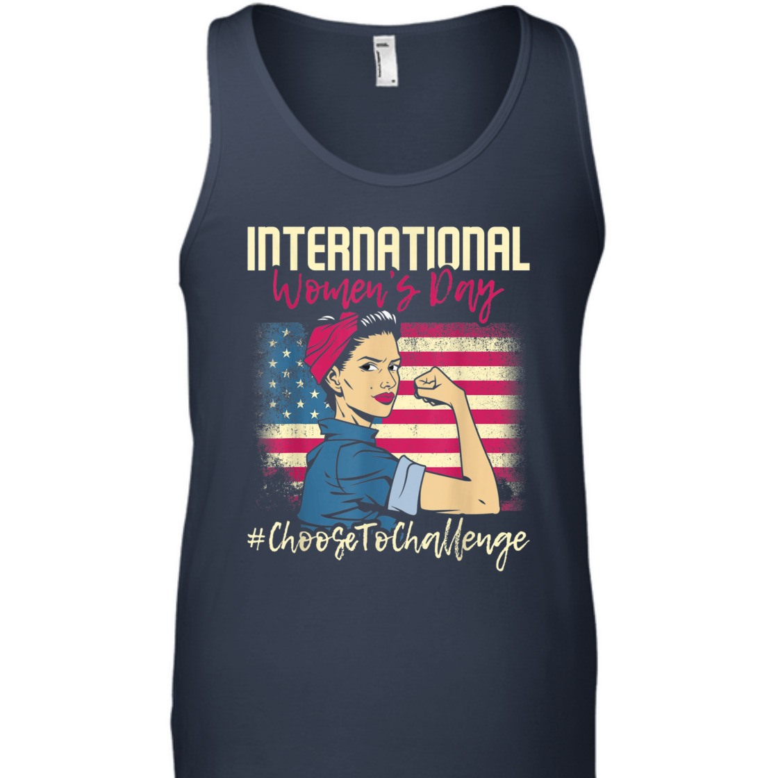 Strong Women Rosie The Riveter International Women's Day Choose To Challenge T-Shirt Strong Women Rosie The Riveter International Women's Day Choose To Challenge T-Shirt