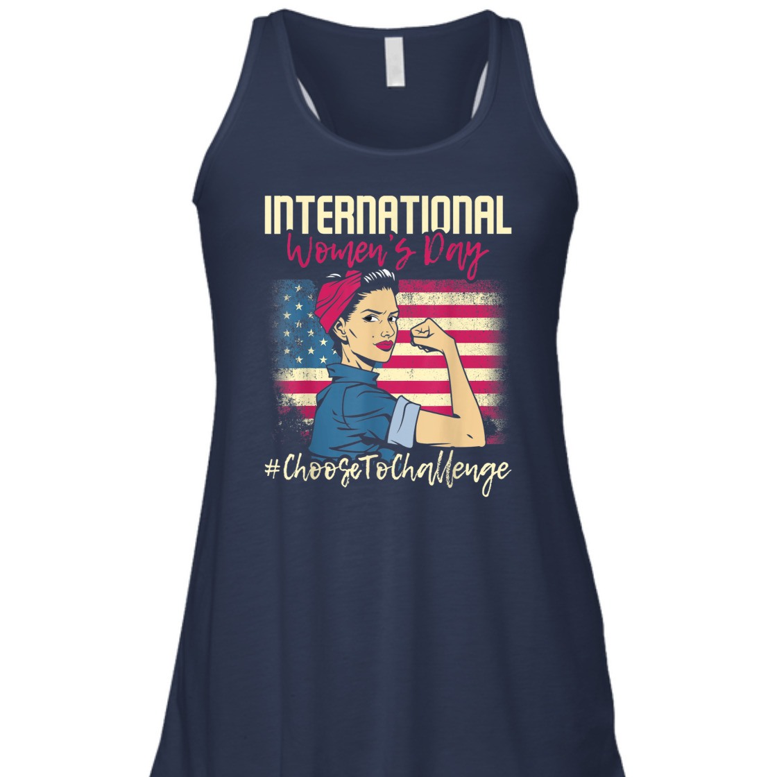 Strong Women Rosie The Riveter International Women's Day Choose To Challenge T-Shirt Strong Women Rosie The Riveter International Women's Day Choose To Challenge T-Shirt