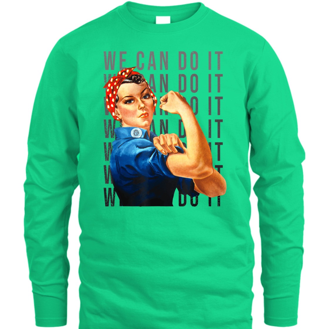 Strong Women We Can Do It Roise The Riveter International Woman's Day Feminist T-Shirt Strong Women We Can Do It Roise The Riveter International Woman's Day Feminist T-Shirt