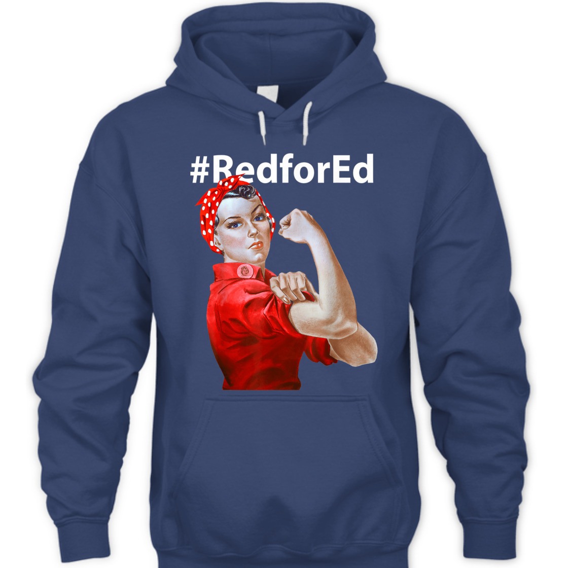 Strong Women Red For Ed Rosie The Riveter Feminist T-Shirt Strong Women Red For Ed Rosie The Riveter Feminist T-Shirt