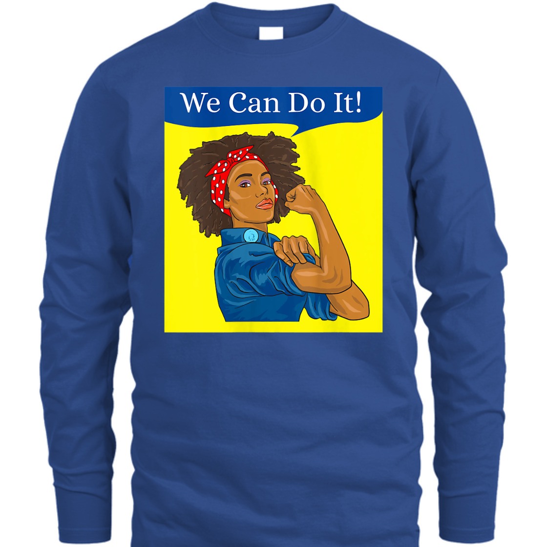 Strong Women Black Rosie The Riveter We Can Do It Feminist Girl Power T-Shirt