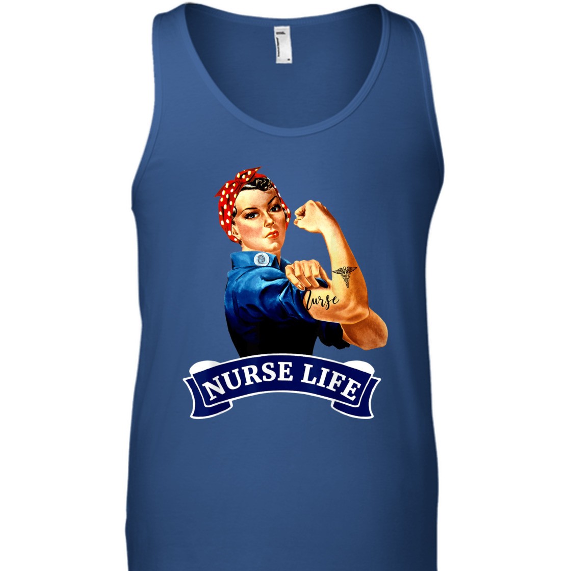 Strong Women Rosie The Riveter Retro Nurse Life Feminist T-Shirt Strong Women Rosie The Riveter Retro Nurse Life Feminist T-Shirt
