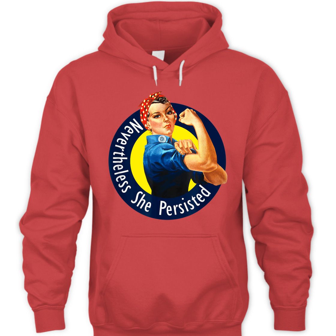 Strong Women Rosie The Riveter Retro Nevertheless She Persisted T-Shirt
