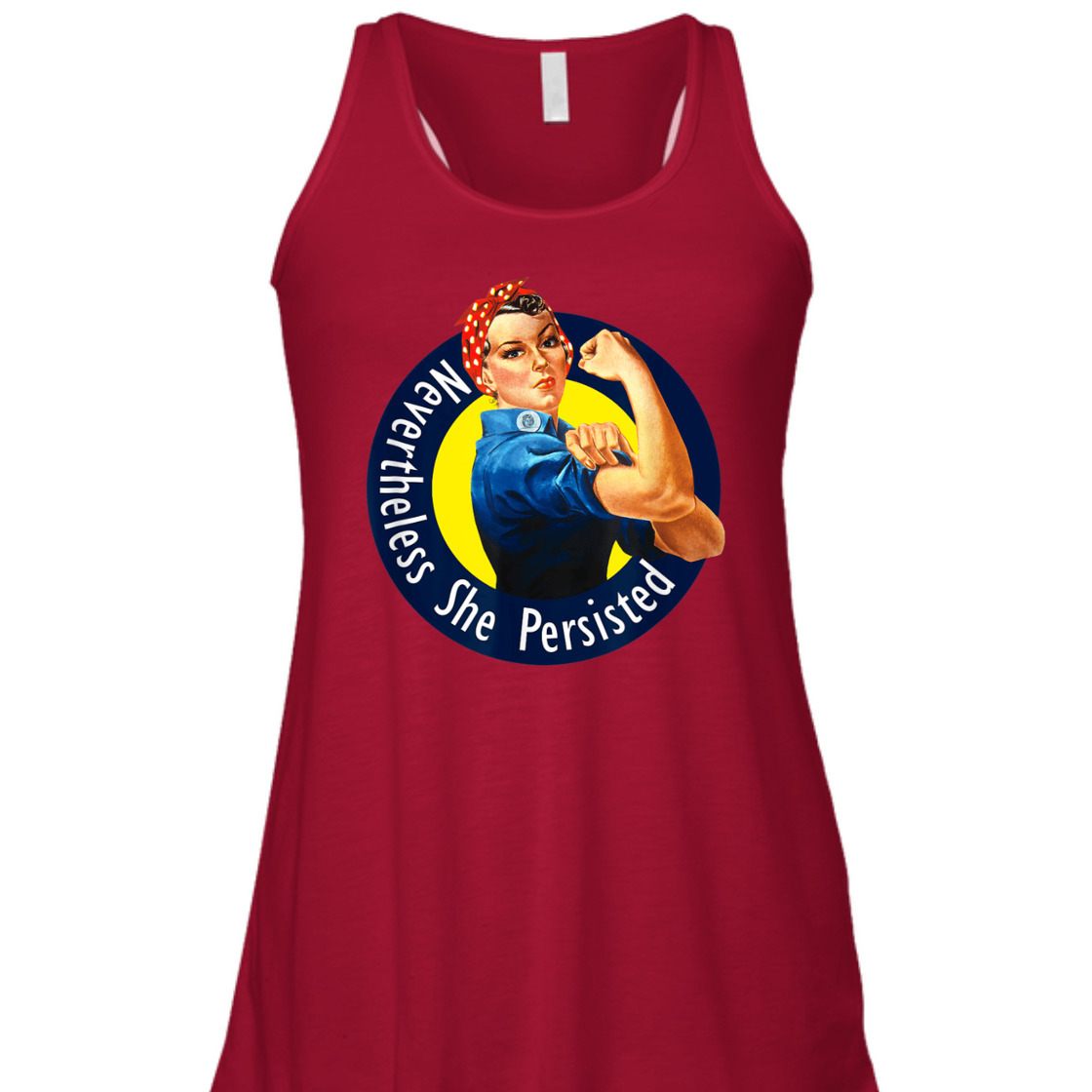 Strong Women Rosie The Riveter Retro Nevertheless She Persisted T-Shirt