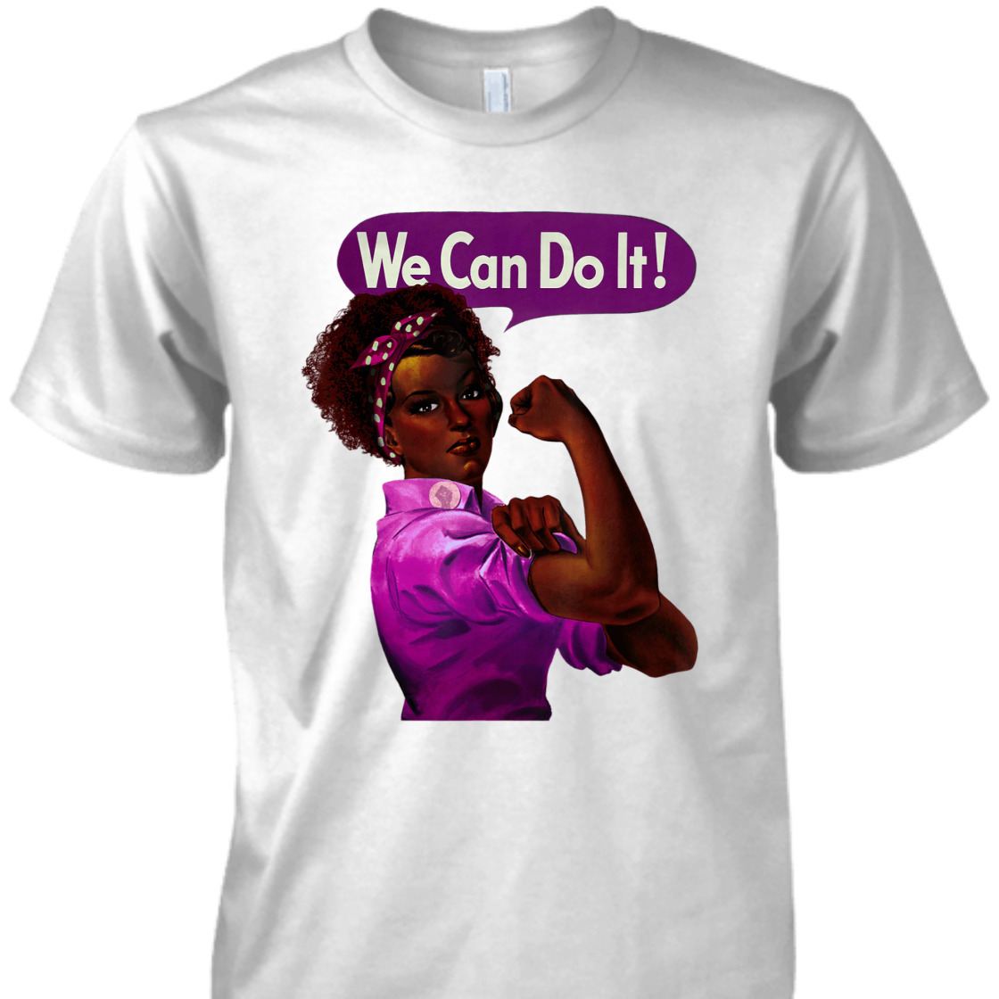 Strong Women Rosie The Riveter Black Women Feminist T-Shirt Strong Women Rosie The Riveter Black Women Feminist T-Shirt