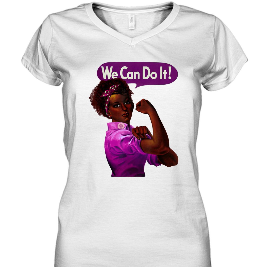 Strong Women Rosie The Riveter Black Women Feminist T-Shirt Strong Women Rosie The Riveter Black Women Feminist T-Shirt