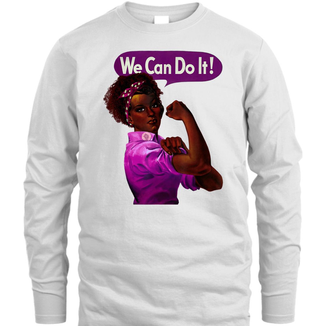 Strong Women Rosie The Riveter Black Women Feminist T-Shirt Strong Women Rosie The Riveter Black Women Feminist T-Shirt