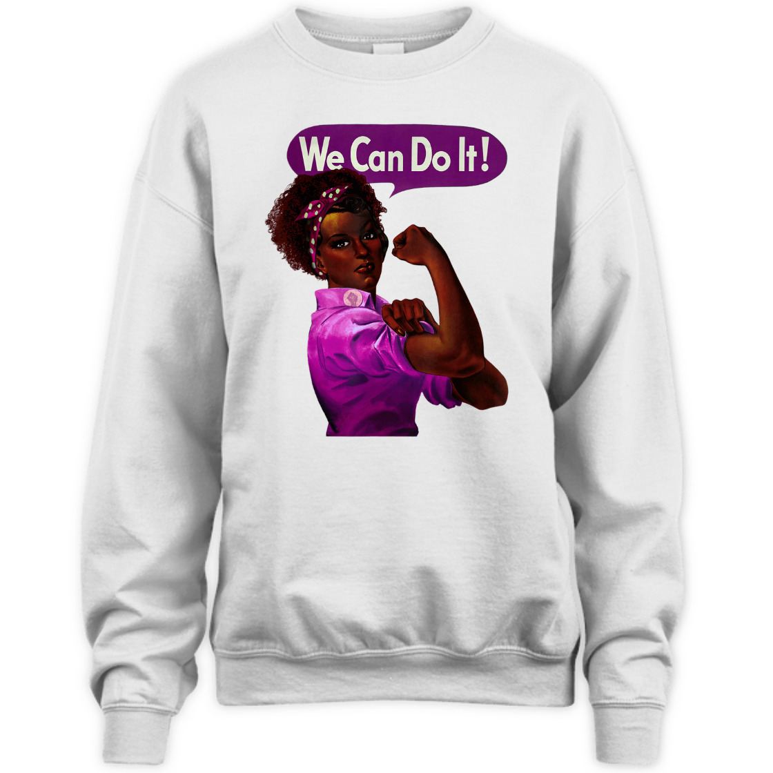 Strong Women Rosie The Riveter Black Women Feminist T-Shirt