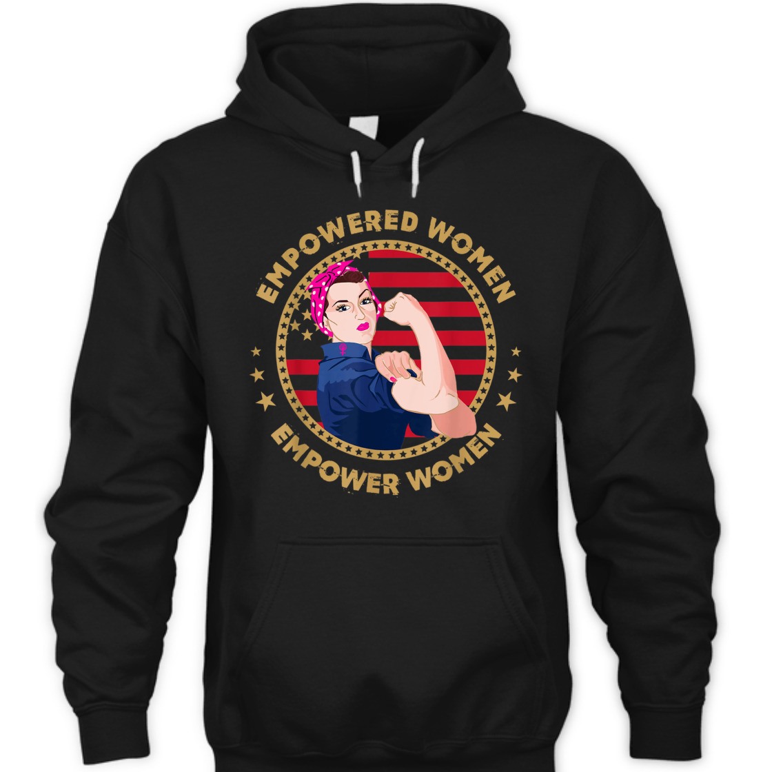 Strong Women Empower Rosie The Riveter Feminist T-Shirt