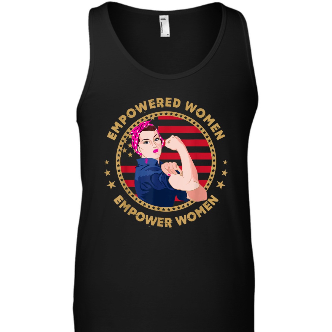 Strong Women Empower Rosie The Riveter Feminist T-Shirt