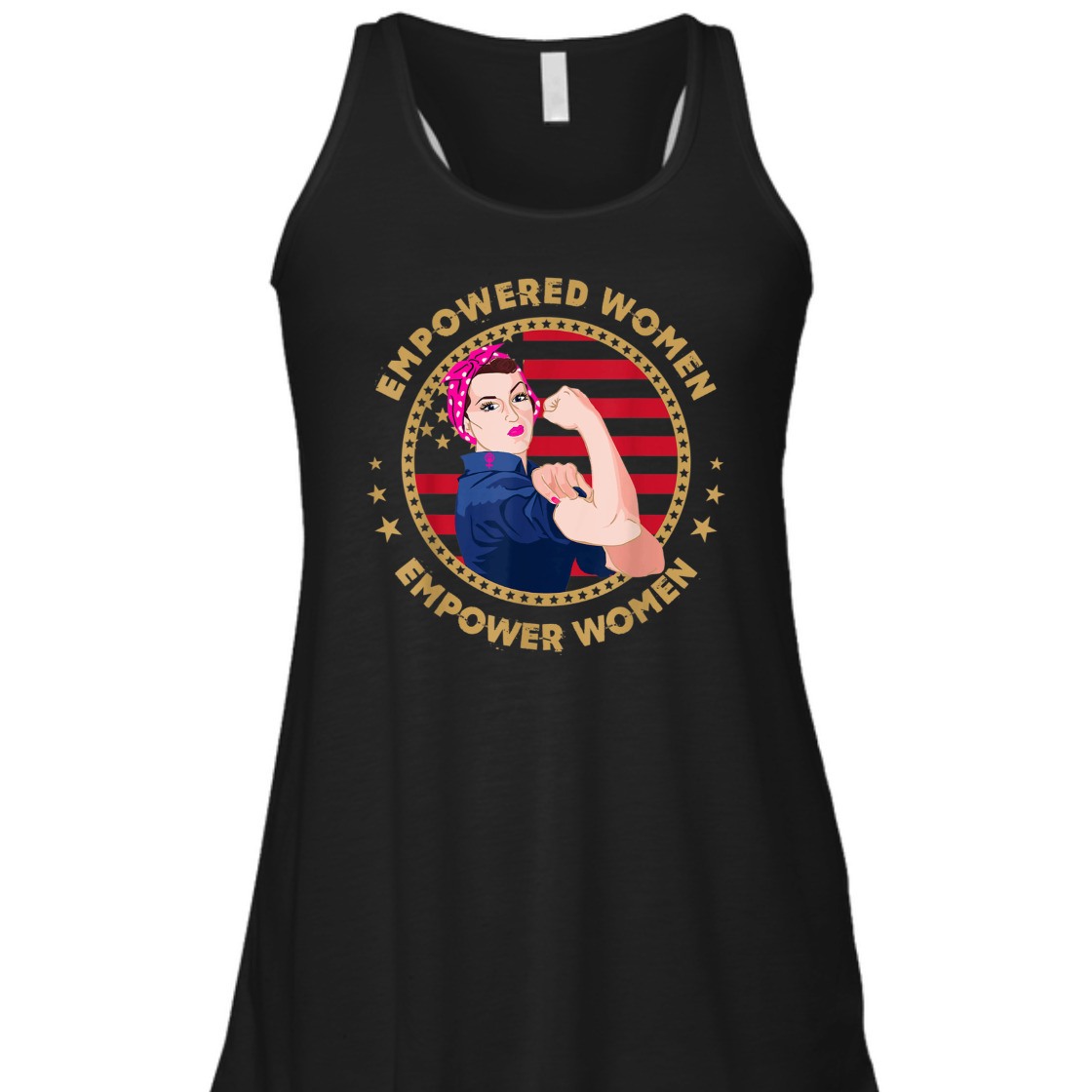 Strong Women Empower Rosie The Riveter Feminist T-Shirt