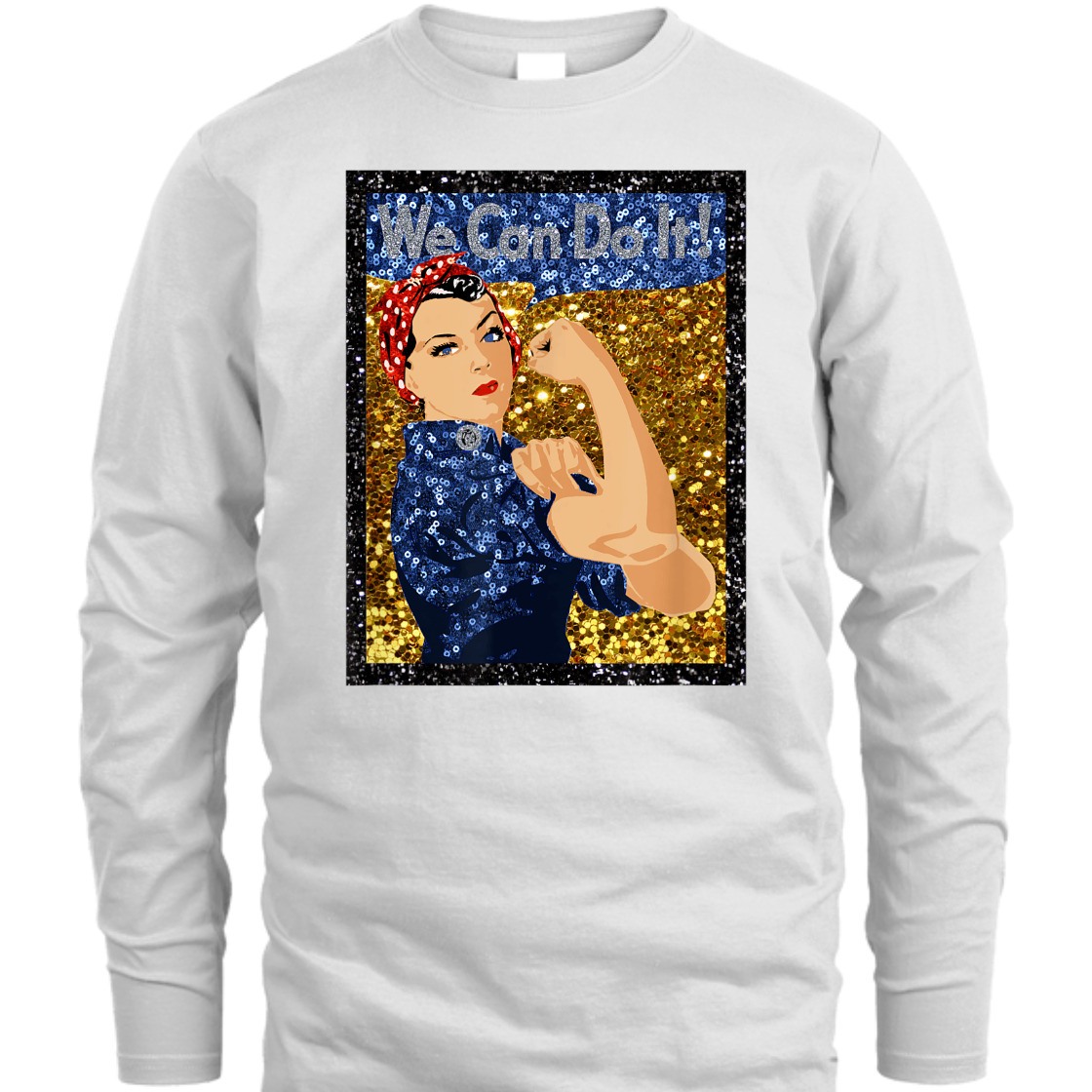 Strong Women Rosie The Riveter We Can Do It Vintage Feminist T-Shirt