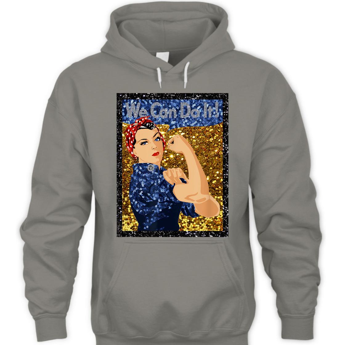 Strong Women Rosie The Riveter We Can Do It Vintage Feminist T-Shirt