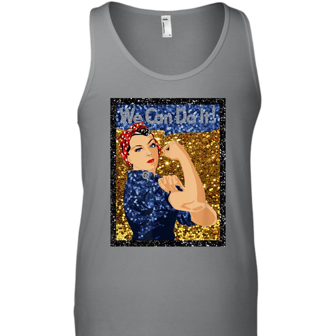 Strong Women Rosie The Riveter We Can Do It Vintage Feminist T-Shirt