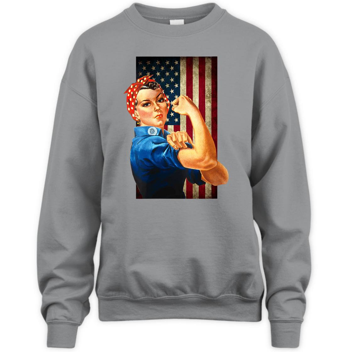 Strong Women Rosie The Riveter Girl Power T-Shirt Strong Women Rosie The Riveter Girl Power T-Shirt