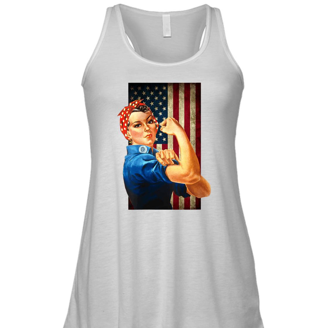 Strong Women Rosie The Riveter Girl Power T-Shirt