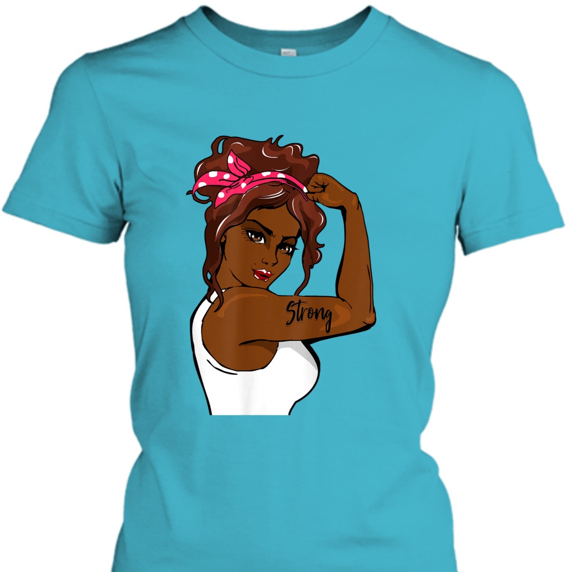 Strong Women Black History Month Rosie The Riveter T-Shirt