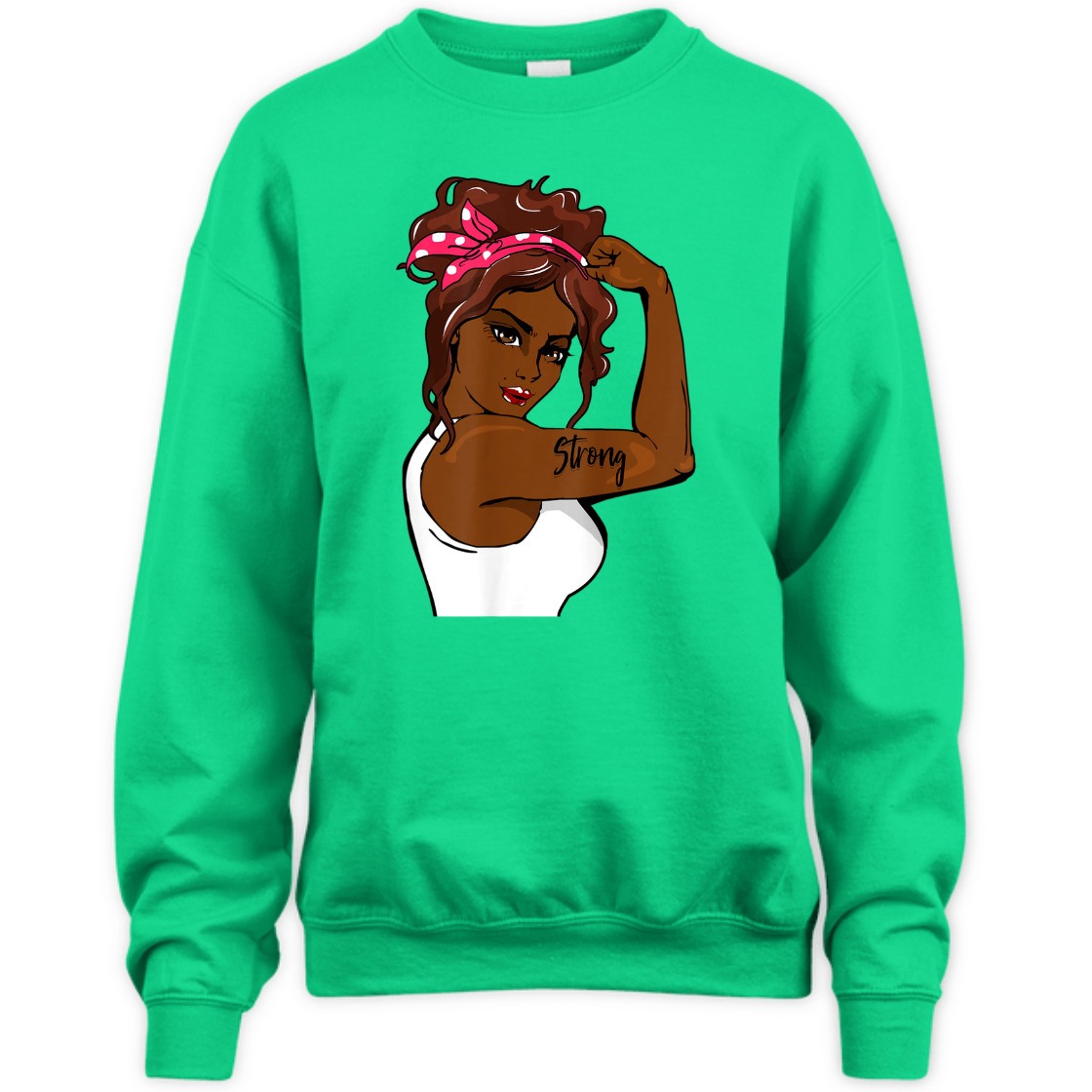 Strong Women Black History Month Rosie The Riveter T-Shirt