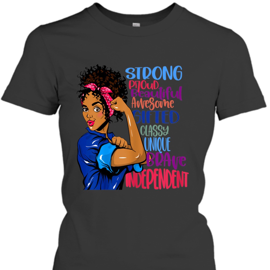 Empowerment Strong Women Black Empowering T-Shirt