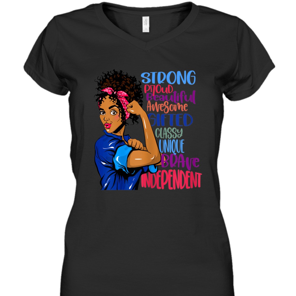 Empowerment Strong Women Black Empowering T-Shirt