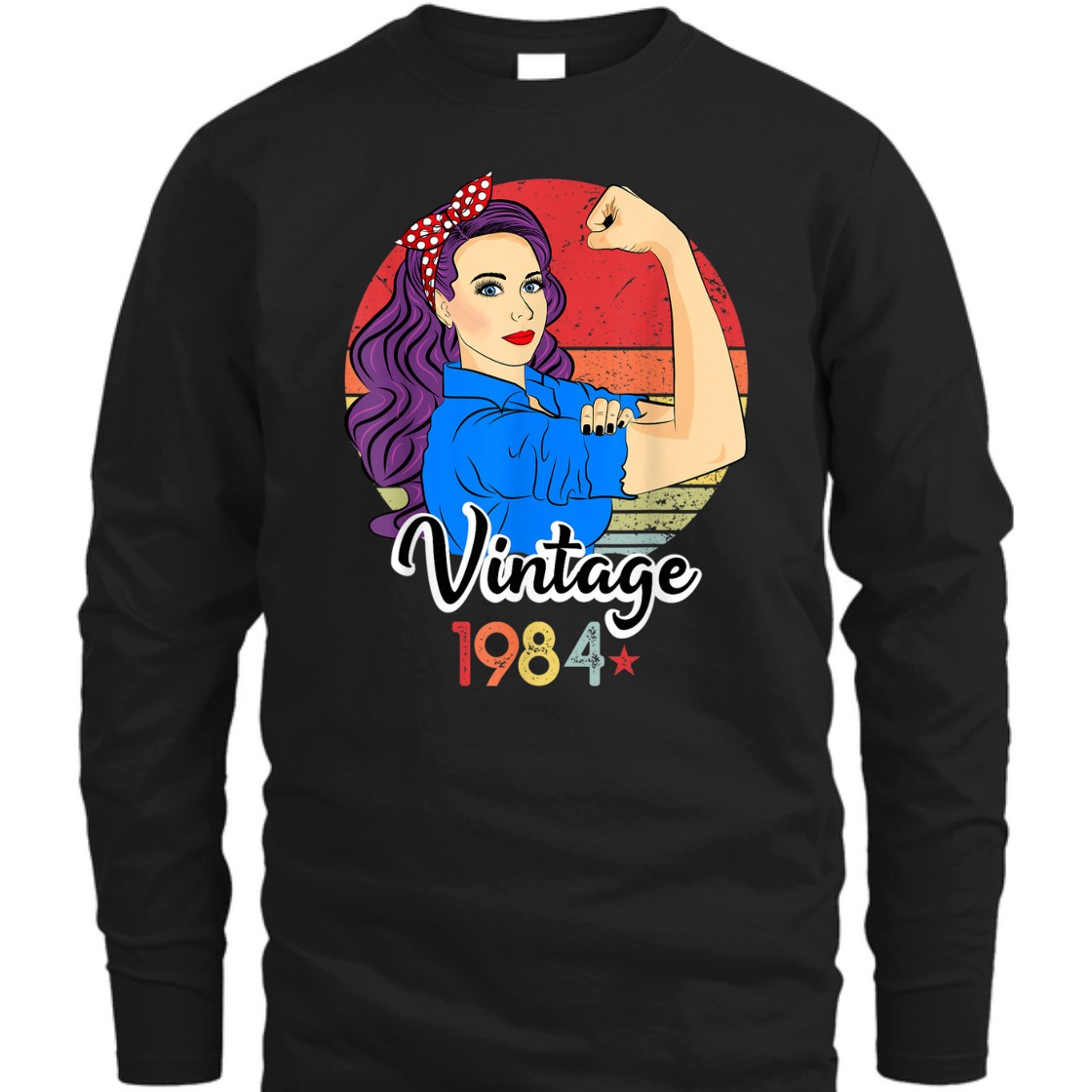 Strong Women Rosie The Riveter Vintage 1984 T-Shirt