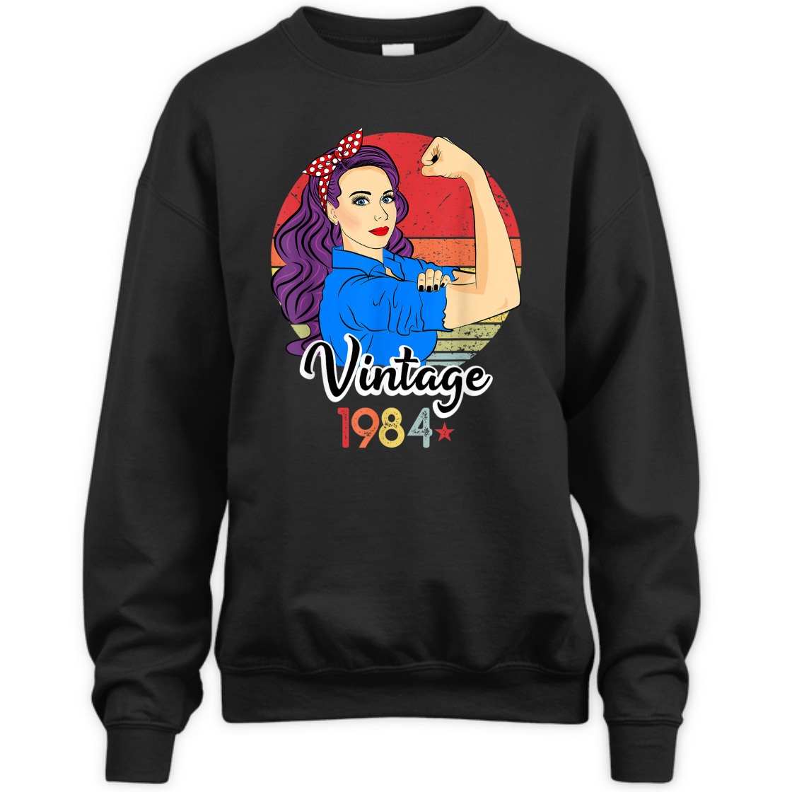 Strong Women Rosie The Riveter Vintage 1984 T-Shirt