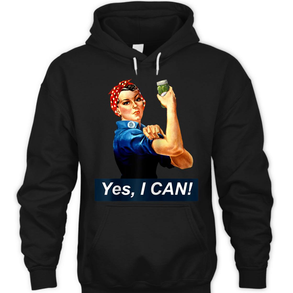 Yes I Can Rosie The Riveter Canning And Preserving T-Shirt