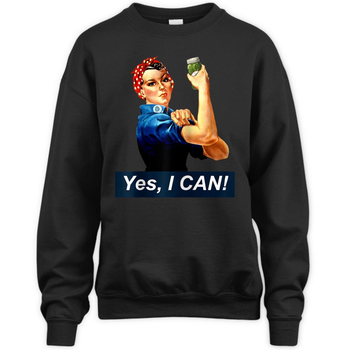 Yes I Can Rosie The Riveter Canning And Preserving T-Shirt