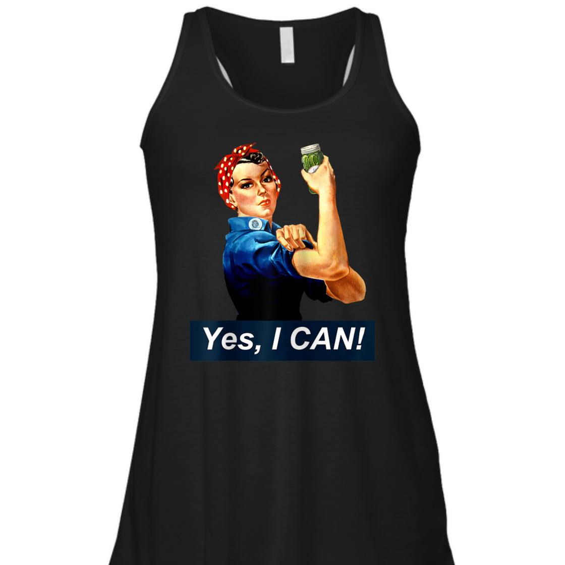 Yes I Can Rosie The Riveter Canning And Preserving T-Shirt