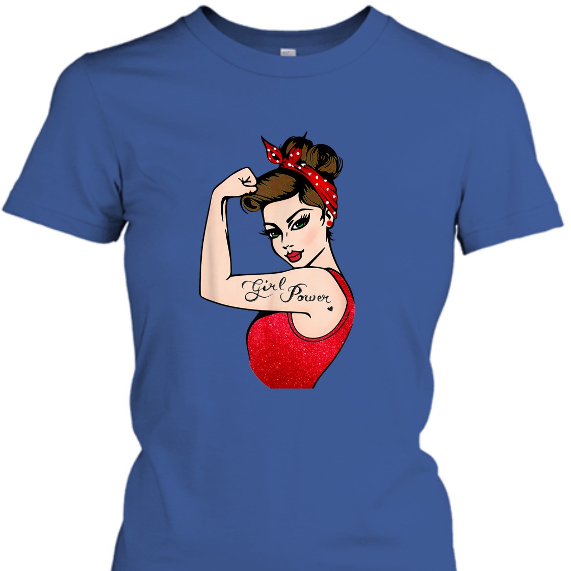 Strong Women Girl Power Feminist Rosie The Riveter T-Shirt