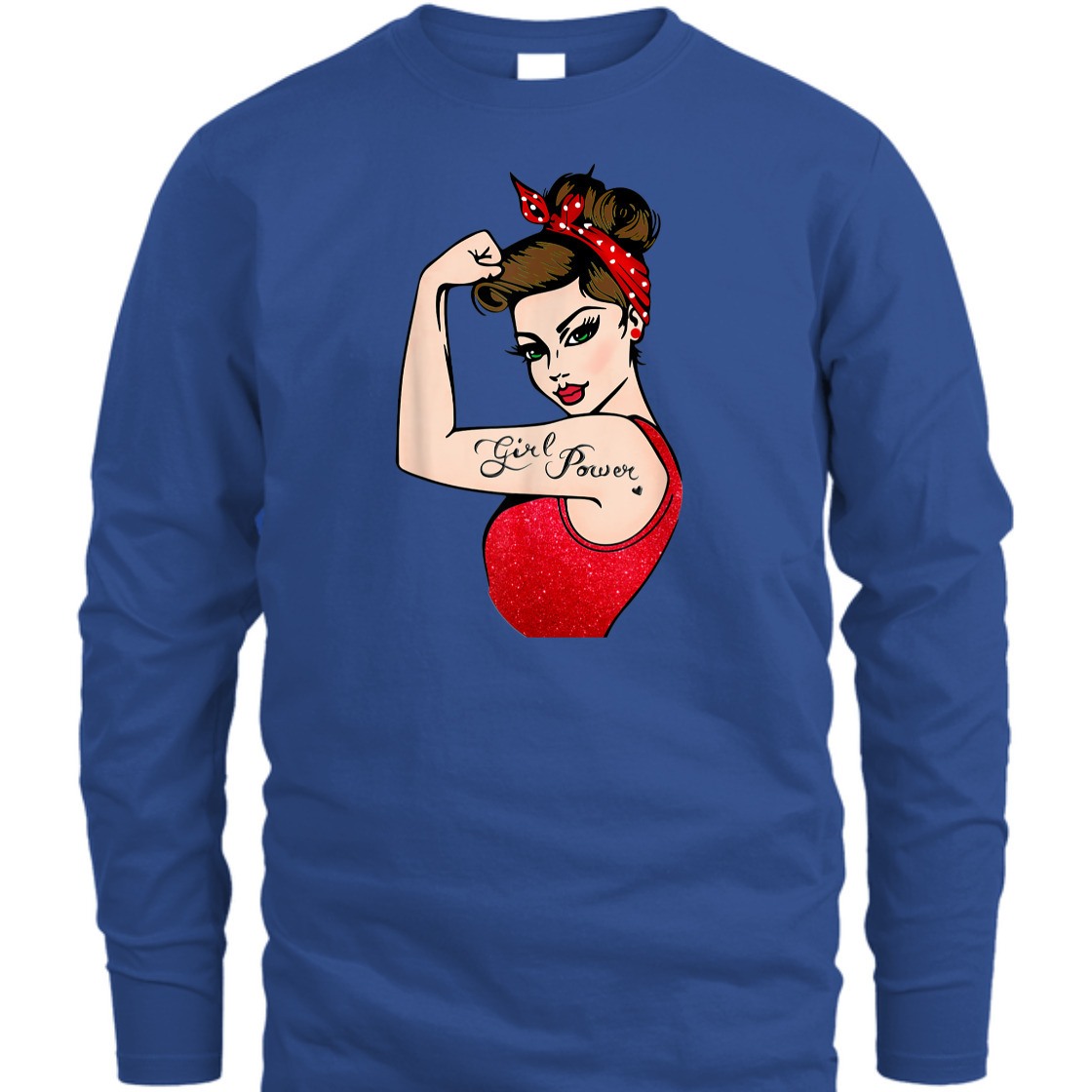 Strong Women Girl Power Feminist Rosie The Riveter T-Shirt