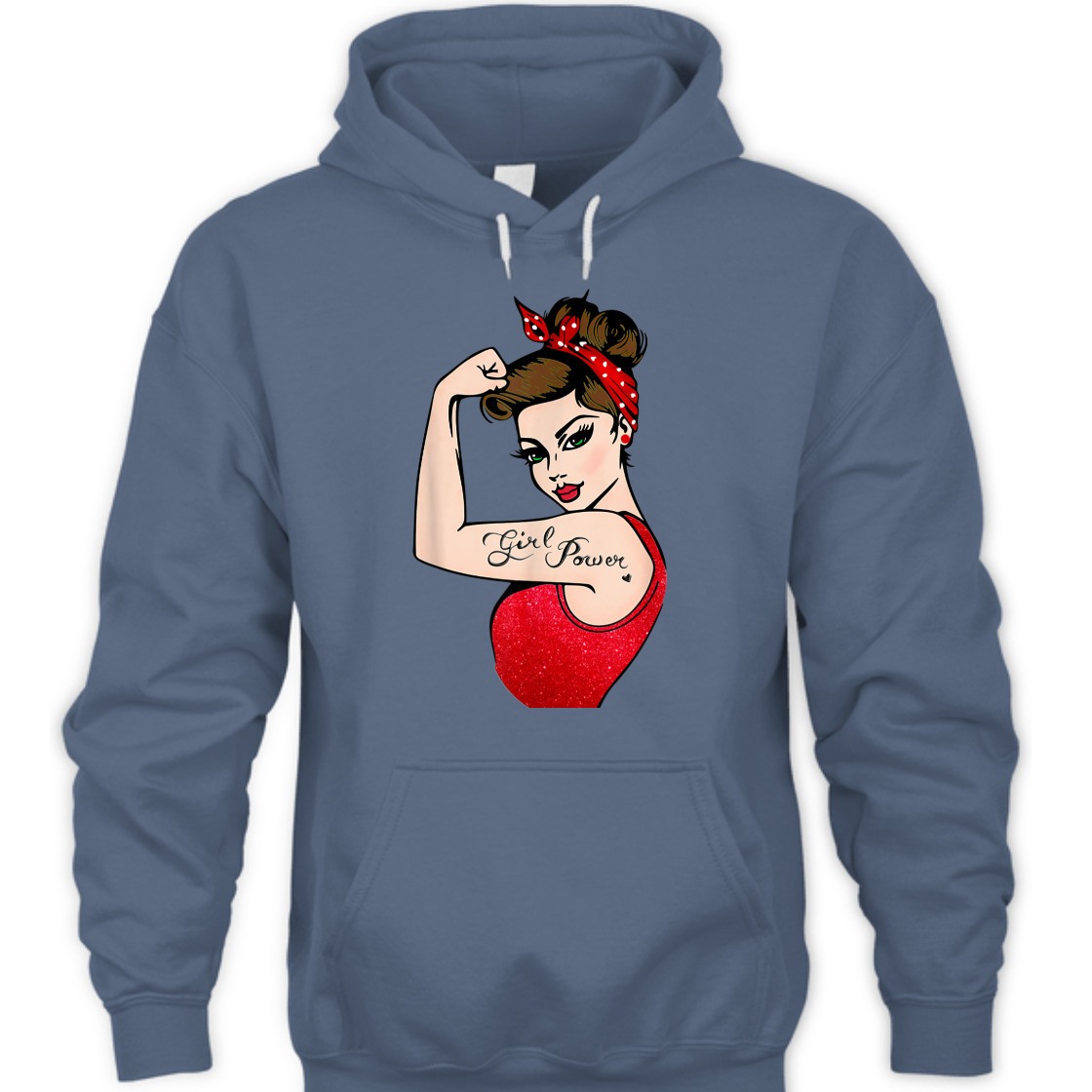 Strong Women Girl Power Feminist Rosie The Riveter T-Shirt
