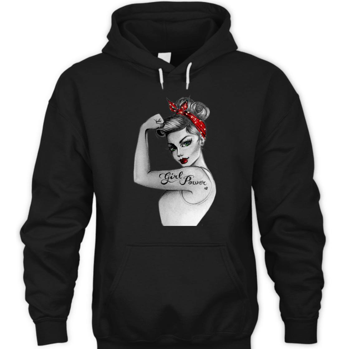 Strong Women Girl Power Rosie The Riveter T-Shirt