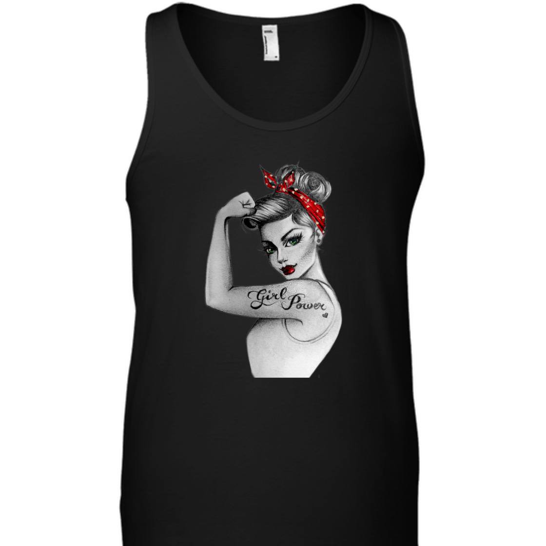 Strong Women Girl Power Rosie The Riveter T-Shirt