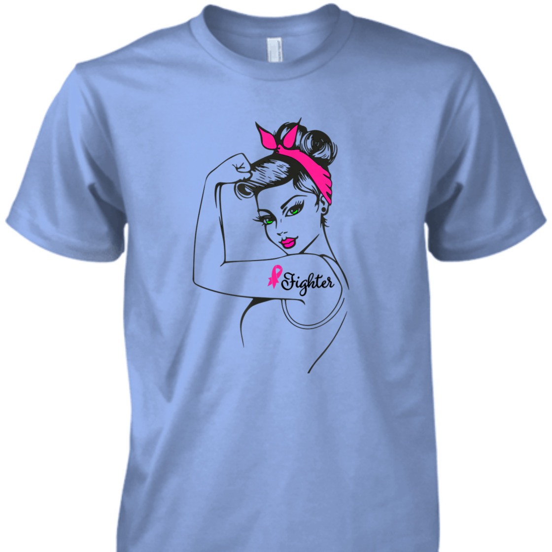 Strong Women Rosie The Riveter Girl Power Fighter T-Shirt