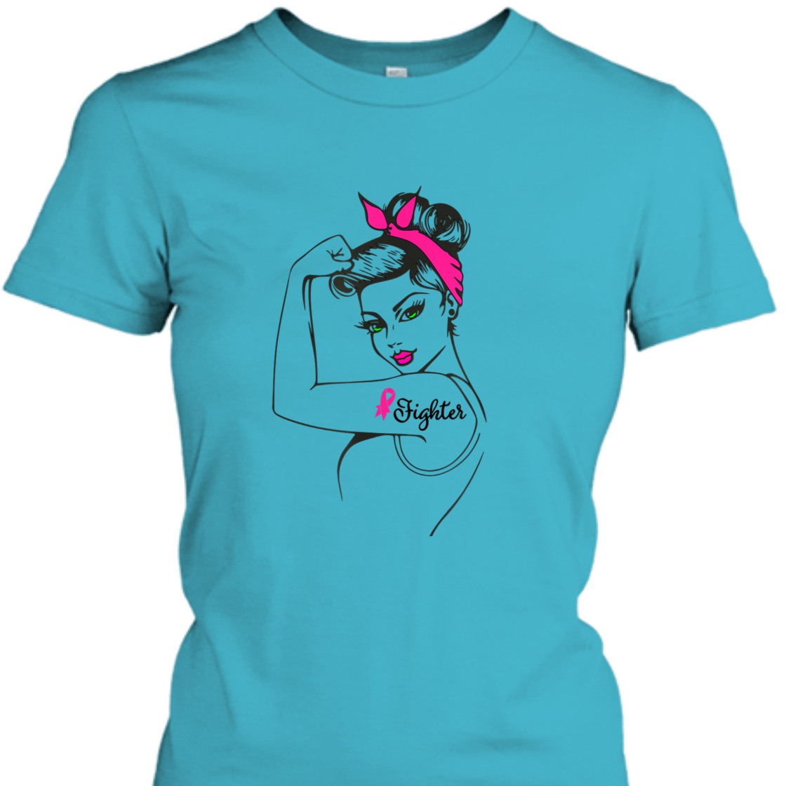 Strong Women Rosie The Riveter Girl Power Fighter T-Shirt