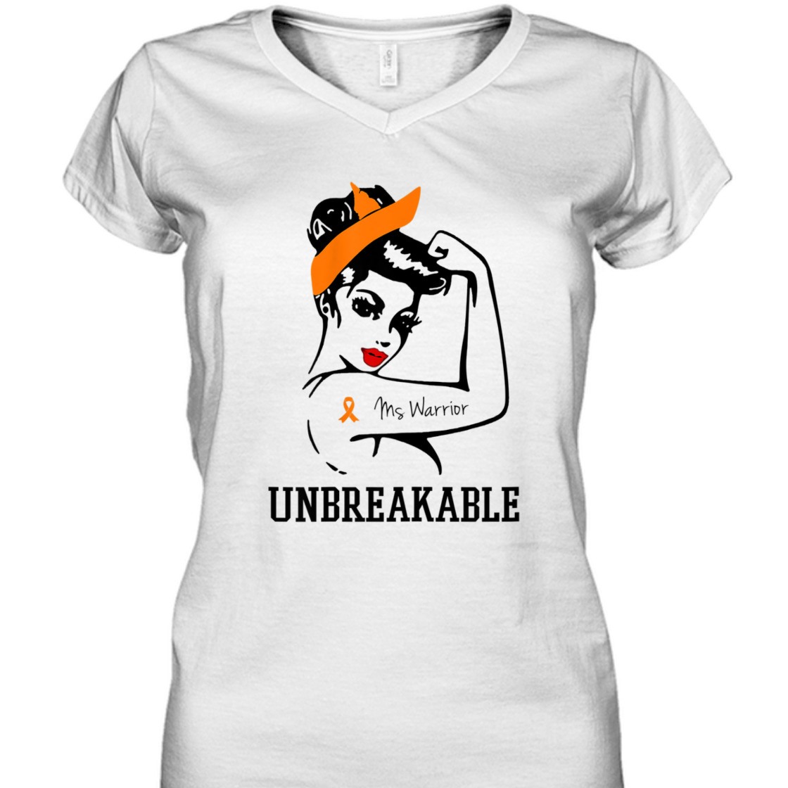 Strong Women MS Warrior Unbreakable T-Shirt