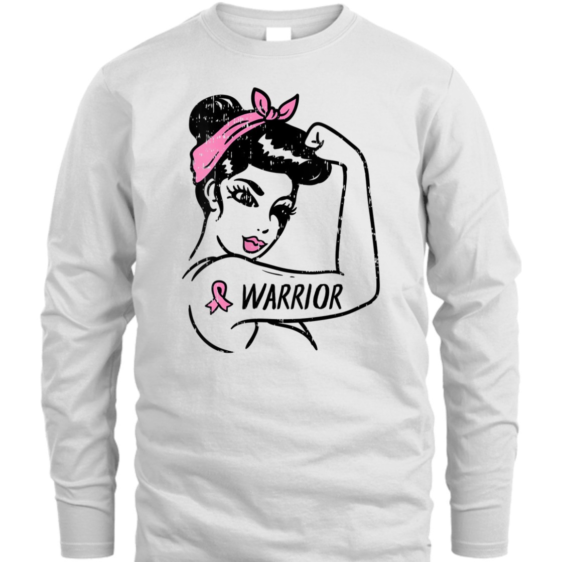 Strong Women Breast Cancer Awareness Warrior Rosie The Riveter Pink T-Shirt Strong Women Breast Cancer Awareness Warrior Rosie The Riveter Pink T-Shirt