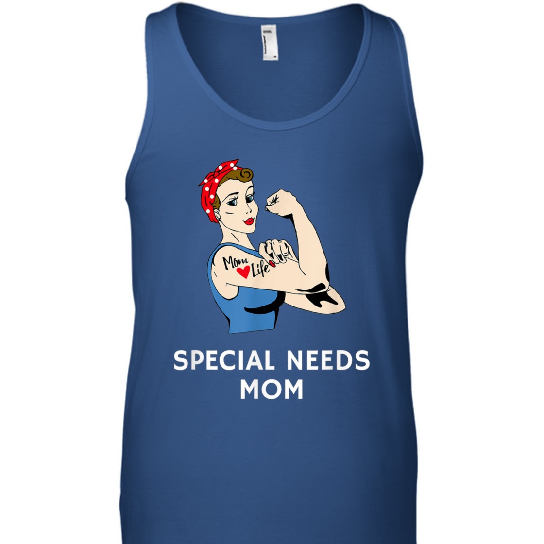 Strong Women Special Needs Mom Rosie The Riveter T-Shirt