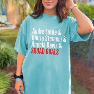 Strong Women Audre Squad Gloria Angela Feminist T-Shirt