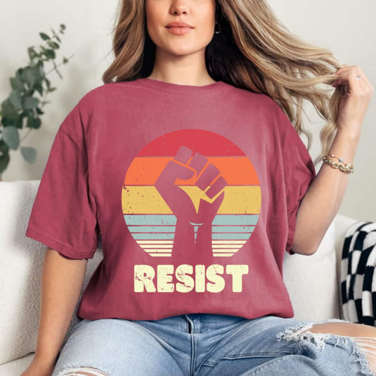 Empowerment Strong Women Retro Resist Feminist Empowering T-Shirt Gift Empowerment Strong Women Retro Resist Feminist Empowering T-Shirt Gift