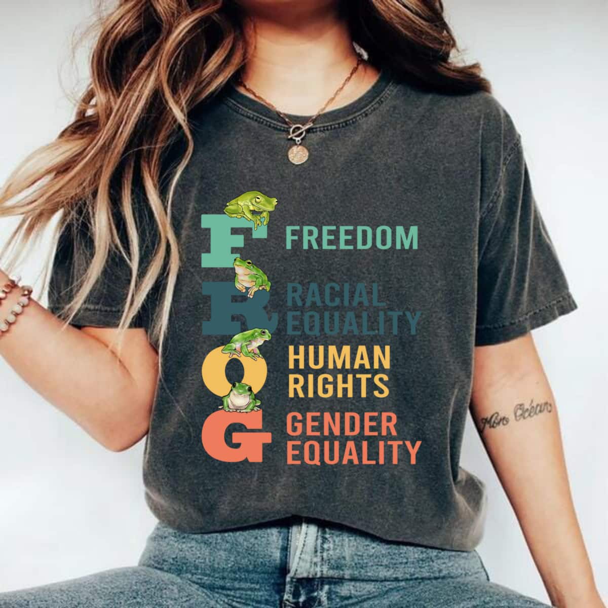 Freedom Racial Equality Human Rights Gender Equality T-Shirt Freedom Racial Equality Human Rights Gender Equality T-Shirt
