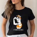 Strong Women Rosie The Riveter Multiple Sclerosis MS Warrior Unbreakable T-Shirt Gift Strong Women Rosie The Riveter Multiple Sclerosis MS Warrior Unbreakable T-Shirt Gift