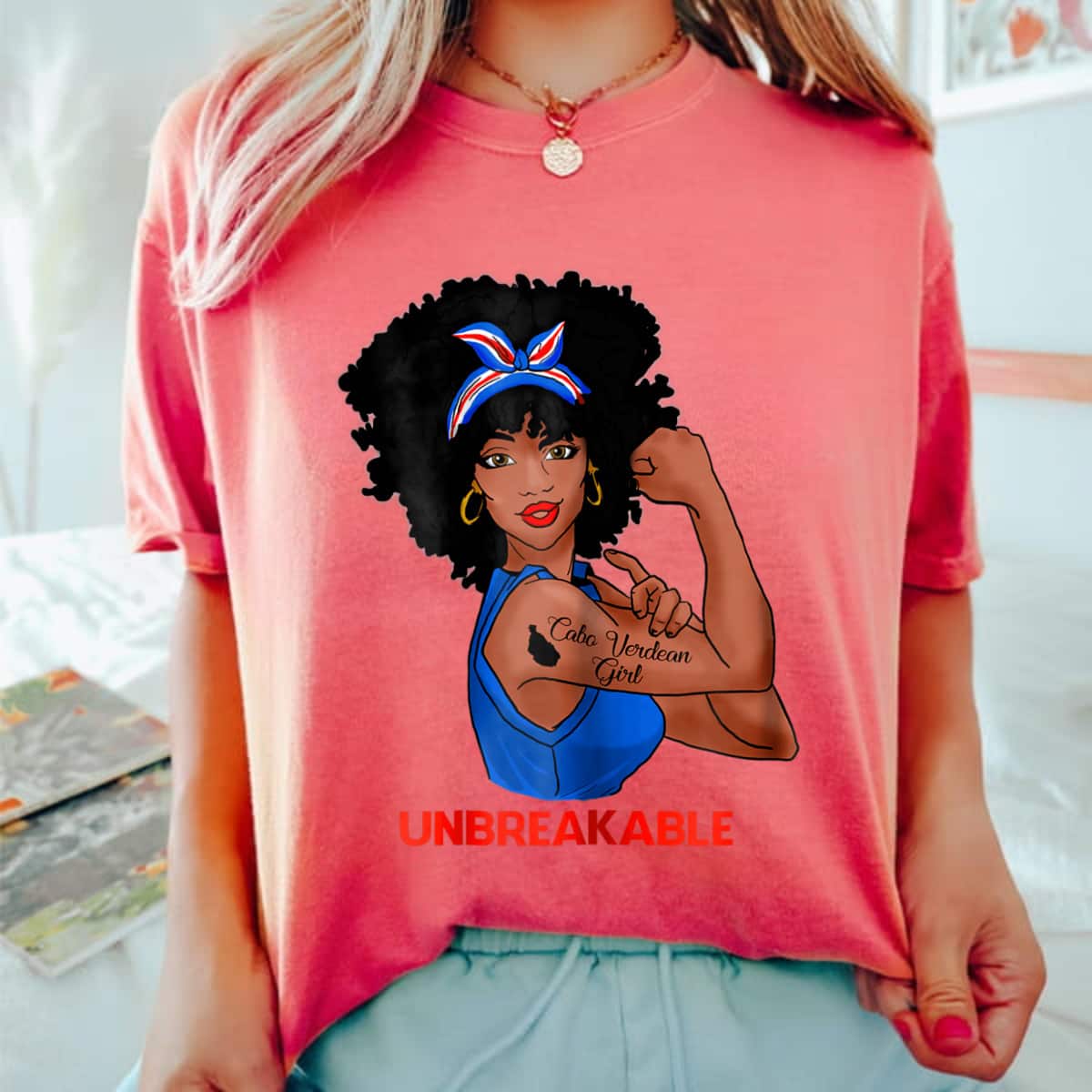 Strong Women Rosie The Riveter Unbreakable Feminist T-Shirt Strong Women Rosie The Riveter Unbreakable Feminist T-Shirt