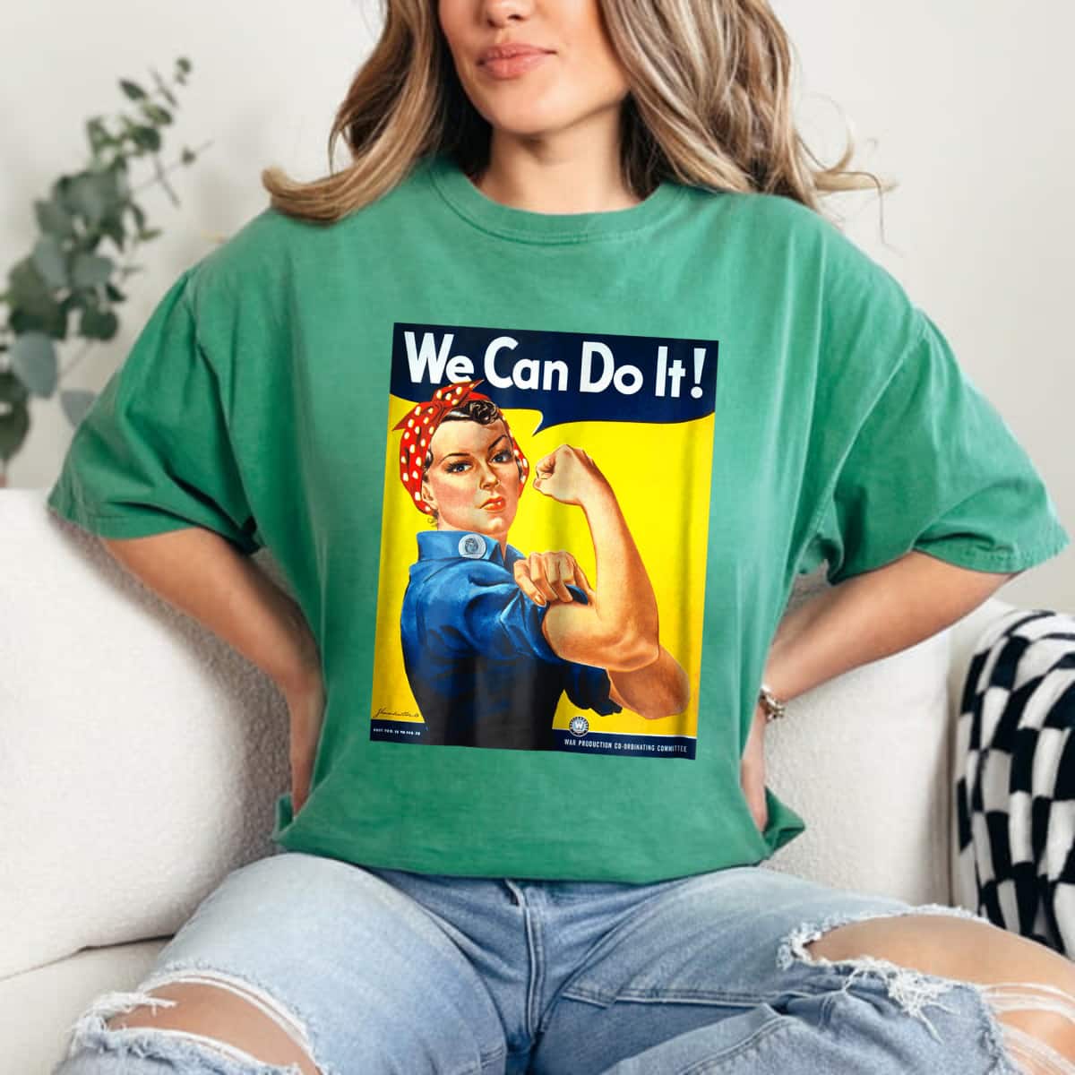Strong Women Rosie The Riveter We Can Do It Empowerment T-Shirt Strong Women Rosie The Riveter We Can Do It Empowerment T-Shirt