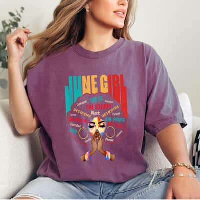 Strong Women June Girls Girl Power Feminist T-Shirt Strong Women June Girls Girl Power Feminist T-Shirt