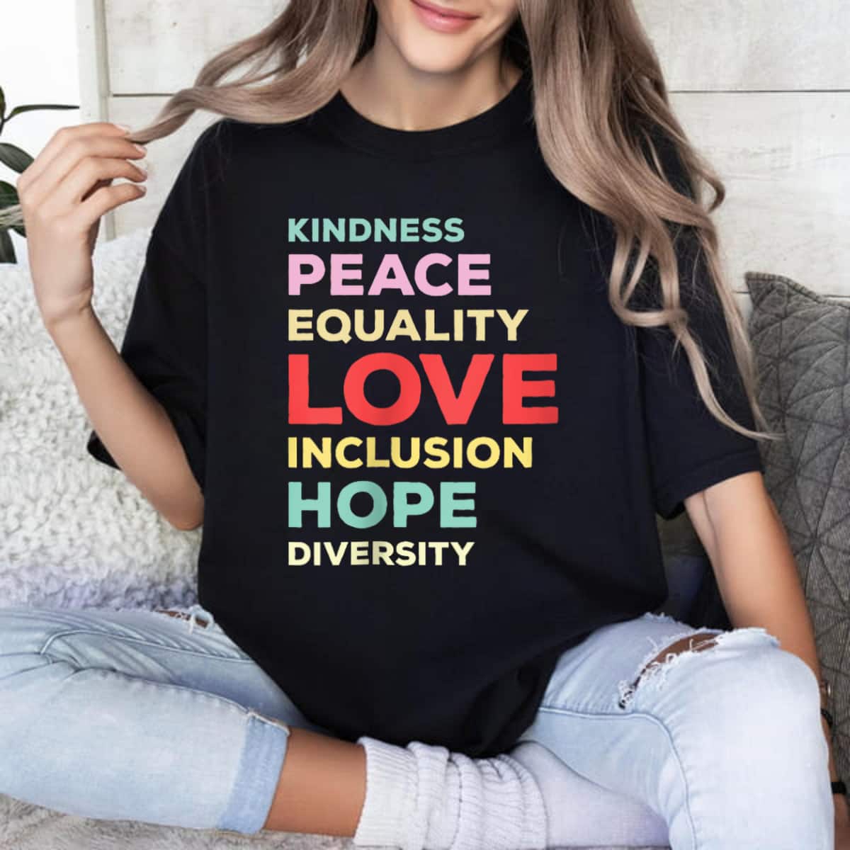 Inspiring Quote For Equality T-Shirt Inspiring Quote For Equality T-Shirt