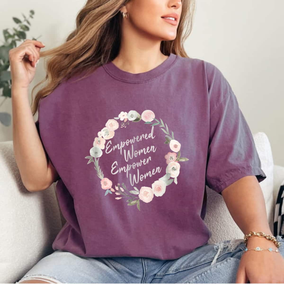 Empowered Empower Strong Women Feminist Empowerment T-Shirt Empowered Empower Strong Women Feminist Empowerment T-Shirt